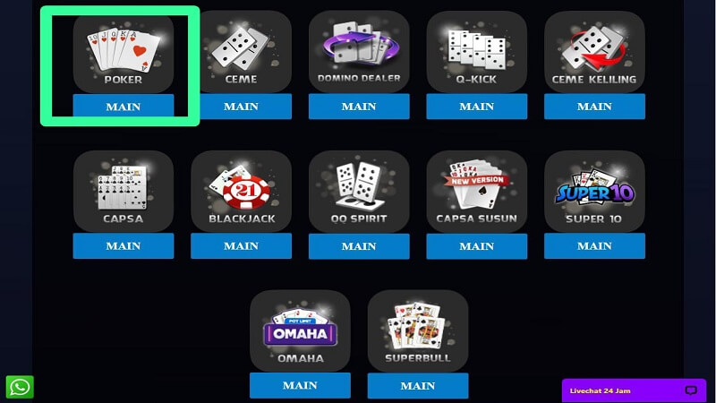 kumpulan permainan poker